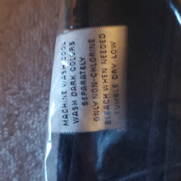 Makeup Washcloths Set of 6 Black - Picture 2 of 4